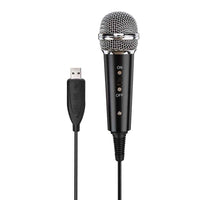 HKM-381011 Desktop Microphone for Notebook and PC, Compatible with PS4 & PS5, Omnidirectional with 6mm Diameter Core