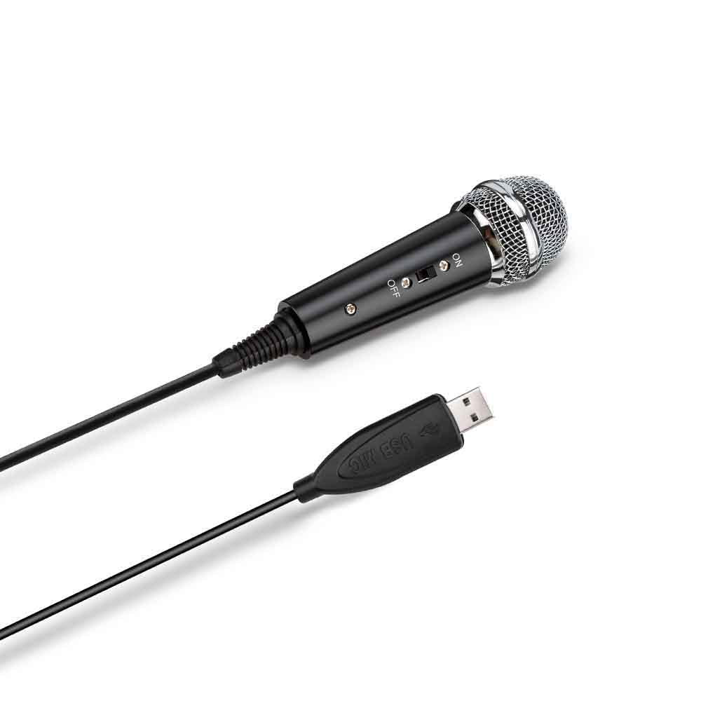 HKM-381011 Desktop Microphone for Notebook and PC, Compatible with PS4 & PS5, Omnidirectional with 6mm Diameter Core