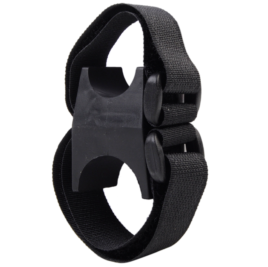 HKM-381011 LED Flashlight Strap for Bicycles - Adjustable and Durable Bike Accessory