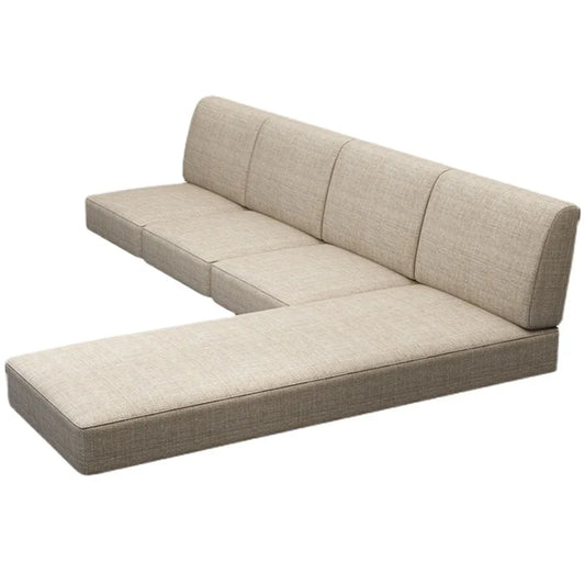 HKM-381011 Waterproof Outdoor Patio Bench and Chair Cushions with Lumbar Support and Square Seat Covers