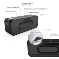 HKM-381139 Portable 40W Waterproof Bluetooth Speaker with Long Battery Life and Multiple Playback Options