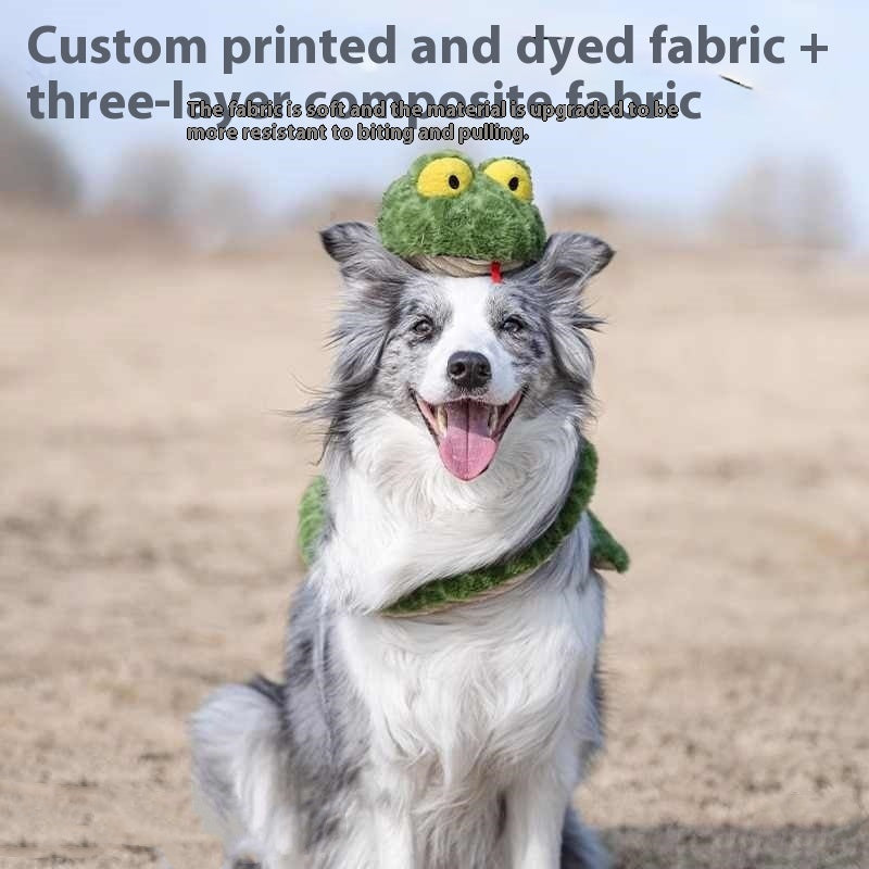HKM-3811517 Durable Plush Dog Toy with Molar Sound for Engaging Playtime