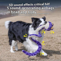 HKM-3811517 Durable Plush Dog Toy with Molar Sound for Engaging Playtime