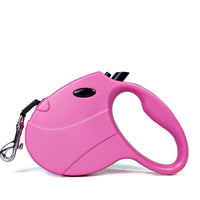 HKM-3811645 Automatic Retractable 5m Pet Leash with Hand-Holding Rope - Multiple Colors Available