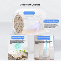 HKM-3813309 Automatic Cleaning Cat Litter Box with Deodorizing Feature - Fully Enclosed & Anti-Splash Design