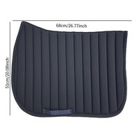 HKM-3813693 Shock Absorption Polyester Saddle Pad for Horse Riding - 68x51cm
