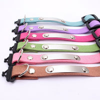 HKM-3813821 Light-Reflecting Monochrome Pet Collar for Cats - Safety Design in Brown, Black, Red, Purple, Dark Blue