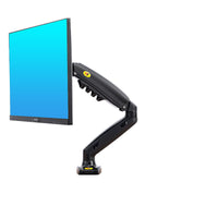 HKM-381395 Adjustable Dual Screen Monitor Stand with Telescopic and Rotating Features for 17-30 Inch Displays