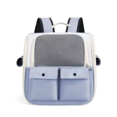 HKM-3814077 Large Capacity Transparent Pet Shoulder Bag - Outdoor Canvas in Various Colors