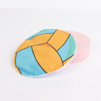 HKM-3815101 Interactive Cat Flying Disc Toy with Soft Plush, Catnip, and Mylar Crinkle Sound for Indoor Cats and Kittens