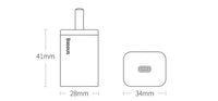 HKM-381523 Compact PD Fast Charge Mini Charger with Type-C Interface, 5V/800mA Output