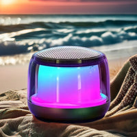 HKM-381651 Portable RGB Mini Speaker with 3W Output Power and Multi-Device Compatibility