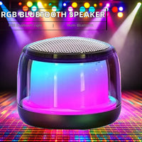 HKM-381651 Portable RGB Mini Speaker with 3W Output Power and Multi-Device Compatibility