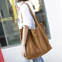 HKM-381715 Casual Large Capacity Retro Tote Bag for Women