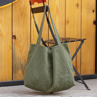 HKM-381715 Casual Large Capacity Retro Tote Bag for Women