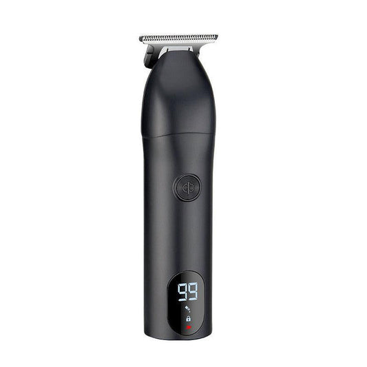 HKM-381715 LCD Display Electric Clipper with Stainless Steel Blades and Dual Charging Mode