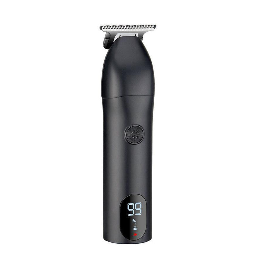 HKM-381715 LCD Display Electric Clipper with Stainless Steel Blades and Dual Charging Mode