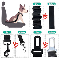 HKM-3817405 Adjustable Pet Seat Belt with Hand Holding Rope for Car Travel