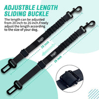 HKM-3817405 Adjustable Pet Seat Belt with Hand Holding Rope for Car Travel