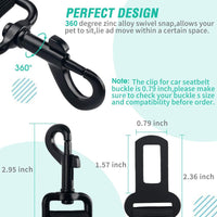 HKM-3817405 Adjustable Pet Seat Belt with Hand Holding Rope for Car Travel