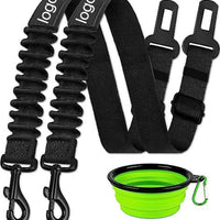 HKM-3817405 Adjustable Pet Seat Belt with Hand Holding Rope for Car Travel