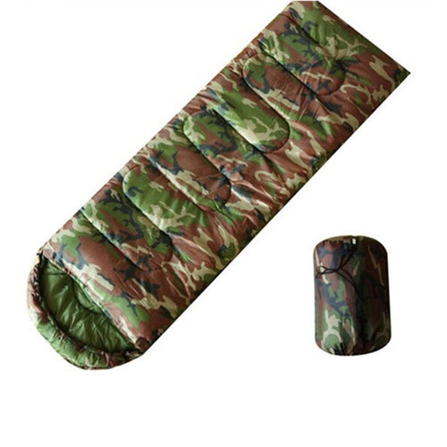 HKM-381843 Camouflage Emergency Sleeping Bag for Camping and Outdoor Use