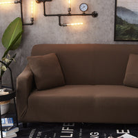 HKM-382035 Elastic Polyester Fiber Sofa Slipcover Set for Sectional Sofas, Available in Multiple Sizes