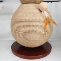 HKM-3821757 Sisal Cat Climber - Scratch-Resistant Pear-Shaped Fun Rack for Cats