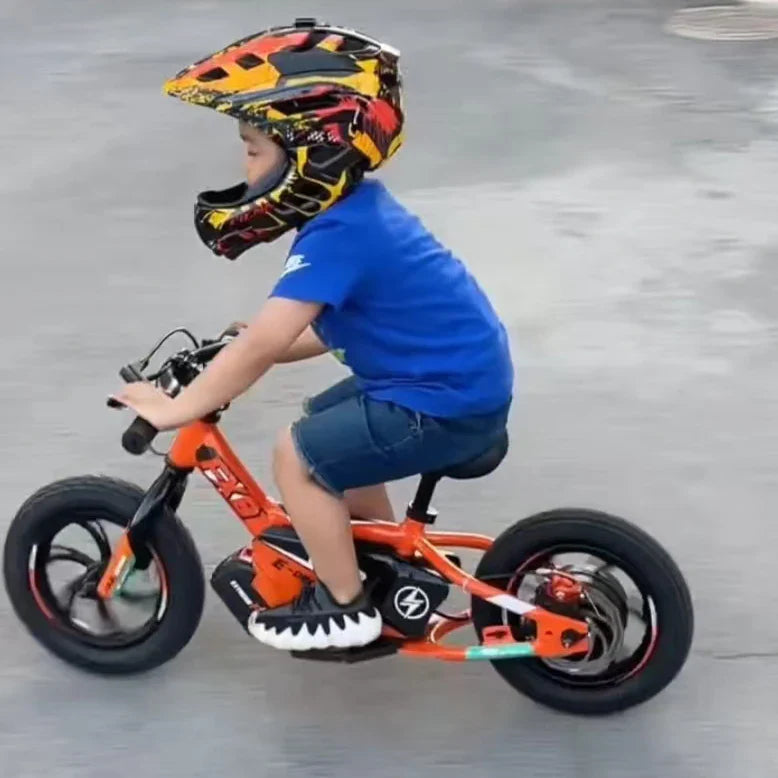 HKM-382227 Electric Bicycle for Kids with 36V Battery, 250W Motor, 12-Inch Wheels, Lightweight Aluminum Frame, Balance Design