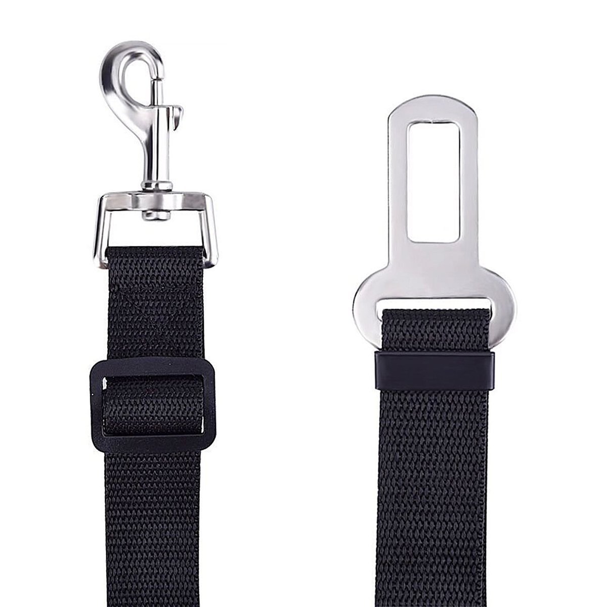 HKM-3823165 Adjustable Retractable Safety Belt Pet Leash - Elastic Polyester Design for Secure Pet Travel