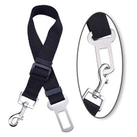 HKM-3823165 Adjustable Retractable Safety Belt Pet Leash - Elastic Polyester Design for Secure Pet Travel