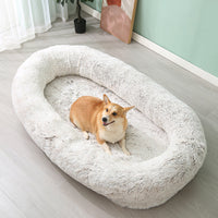 HKM-3823421 Large Removable and Washable Plush Pet Bed in Multiple Colors