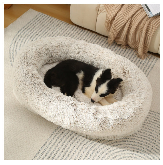 HKM-3823421 Large Removable and Washable Plush Pet Bed in Multiple Colors