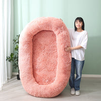 HKM-3823421 Large Removable and Washable Plush Pet Bed in Multiple Colors