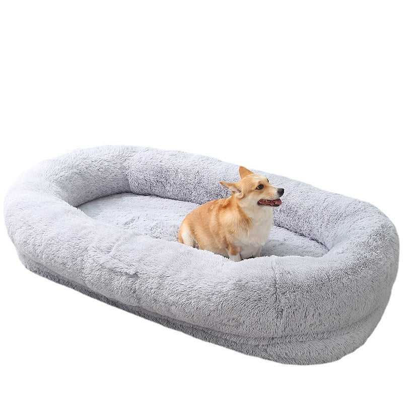 HKM-3823421 Large Removable and Washable Plush Pet Bed in Multiple Colors