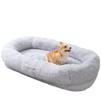 HKM-3823421 Large Removable and Washable Plush Pet Bed in Multiple Colors