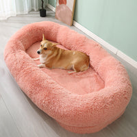 HKM-3823421 Large Removable and Washable Plush Pet Bed in Multiple Colors