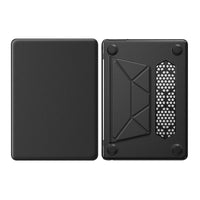 HKM-382355 Black PU Kickstand Cover for MacBook Air 13.6 (Model M2 A2681/M3 A3113)