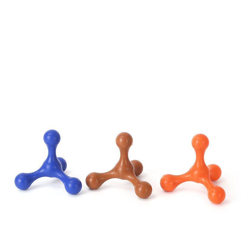 HKM-3824829 Durable Silicone Chew Toy for Small to Medium Dogs - Teething Relief & Dental Care