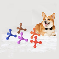 HKM-3824829 Durable Silicone Chew Toy for Small to Medium Dogs - Teething Relief & Dental Care