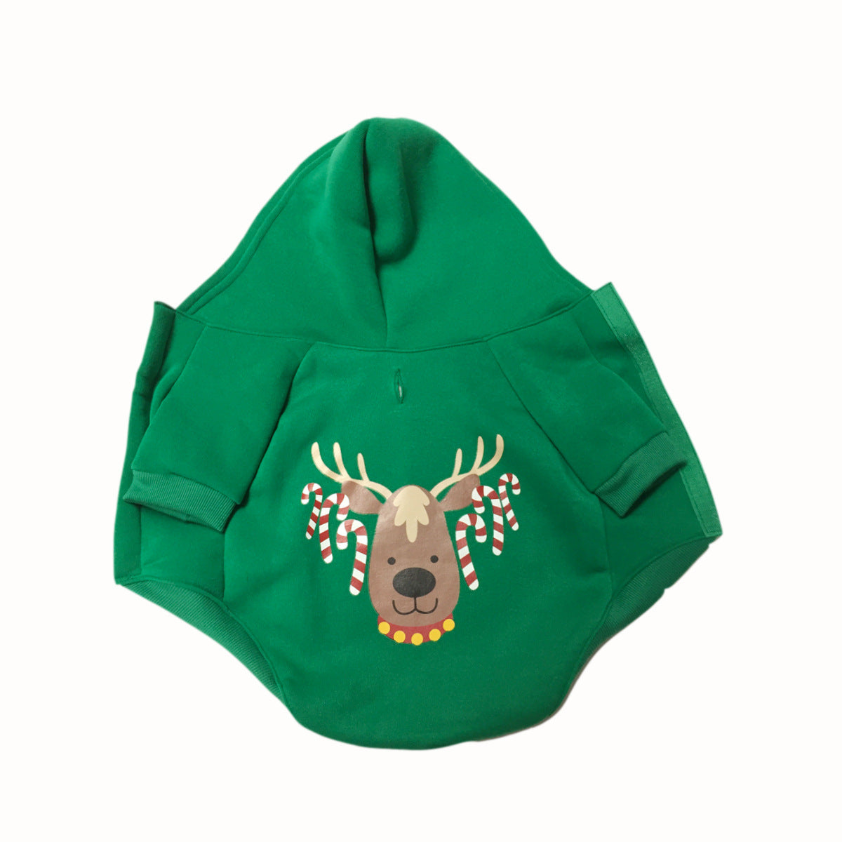 HKM-3827517 Cozy Christmas Deer Sweater for Small to Medium Dogs - Cotton Blend, Casual Style