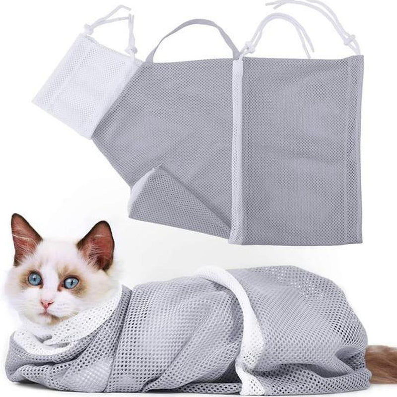 HKM-382867 Cat Bathing Bag for Easy Grooming and Care, Ideal for Bathing, Nail Trimming, and Medication Administration