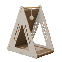 HKM-3829309 Triangular Corrugated Cardboard Cat Scratching Board and Nest Climbing Frame