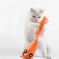 HKM-3829949 Toy Feather Tumbler with Automatic Swinging Motion - Eco-friendly ABS, 6.5x21.5cm