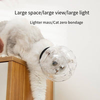 HKM-3830589 Breathable Cat Muzzle for Grooming and Bathing - Anti-Bite Protective Hood for Small Pets