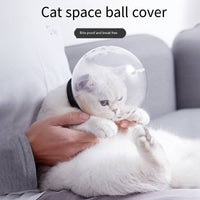 HKM-3830589 Breathable Cat Muzzle for Grooming and Bathing - Anti-Bite Protective Hood for Small Pets