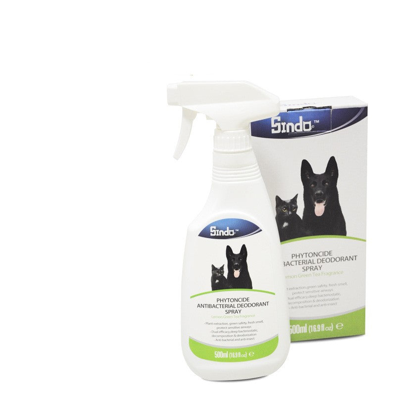 HKM-3830973 Said Fen Duojing Antibacterial Deodorant for Pets - 500ml Natural Odor Eliminator with Lemon Green Tea Extract