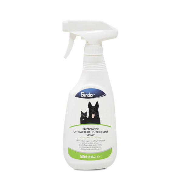 HKM-3830973 Said Fen Duojing Antibacterial Deodorant for Pets - 500ml Natural Odor Eliminator with Lemon Green Tea Extract