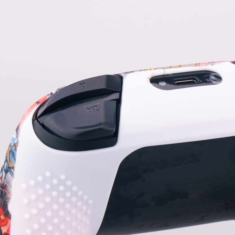 HKM-383123 Multi-Color Soft Silicone Sleeve with Unique Flower and Cartoon Designs