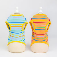 HKM-3831485 Comfortable and Breathable Summer Pet Vest in Light Blue and Orange